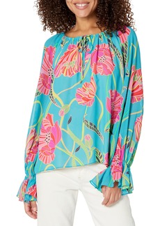 Trina Turk Women's Floral Belted Tunic