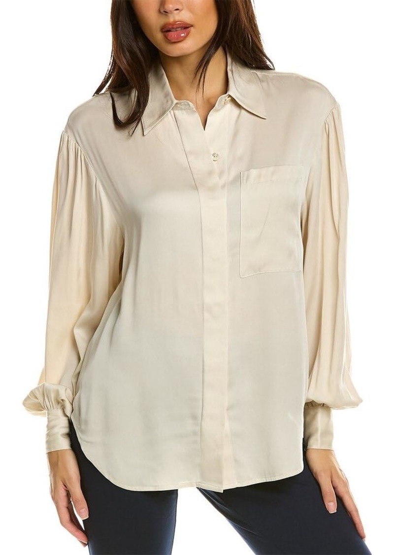 Trina Turk Women's Georgette Button up Blouse