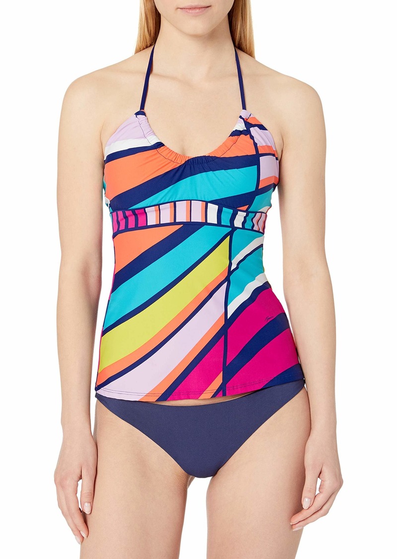 Trina Turk Women's Standard Halter Tankini Swimsuit Top