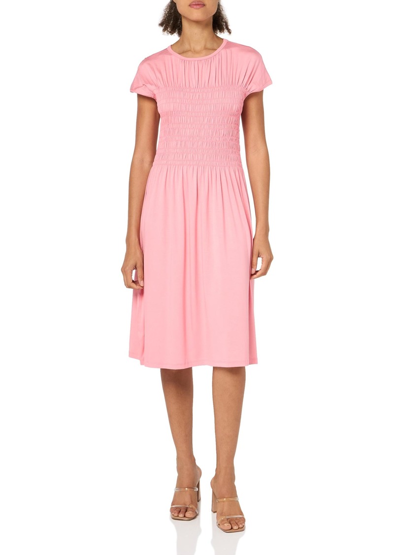 Trina Turk Women's Jersey Dress with Smocked Bodice