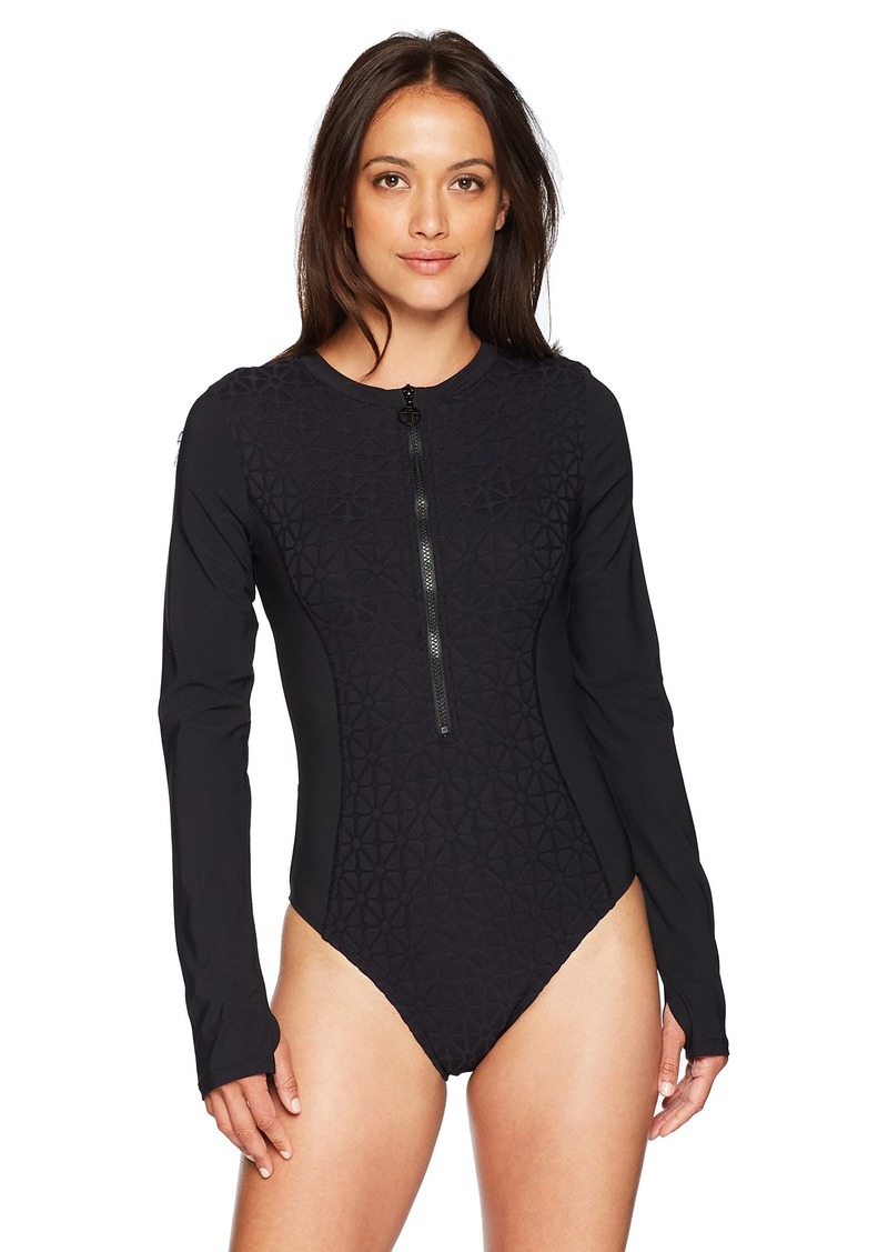 black long sleeve bikini