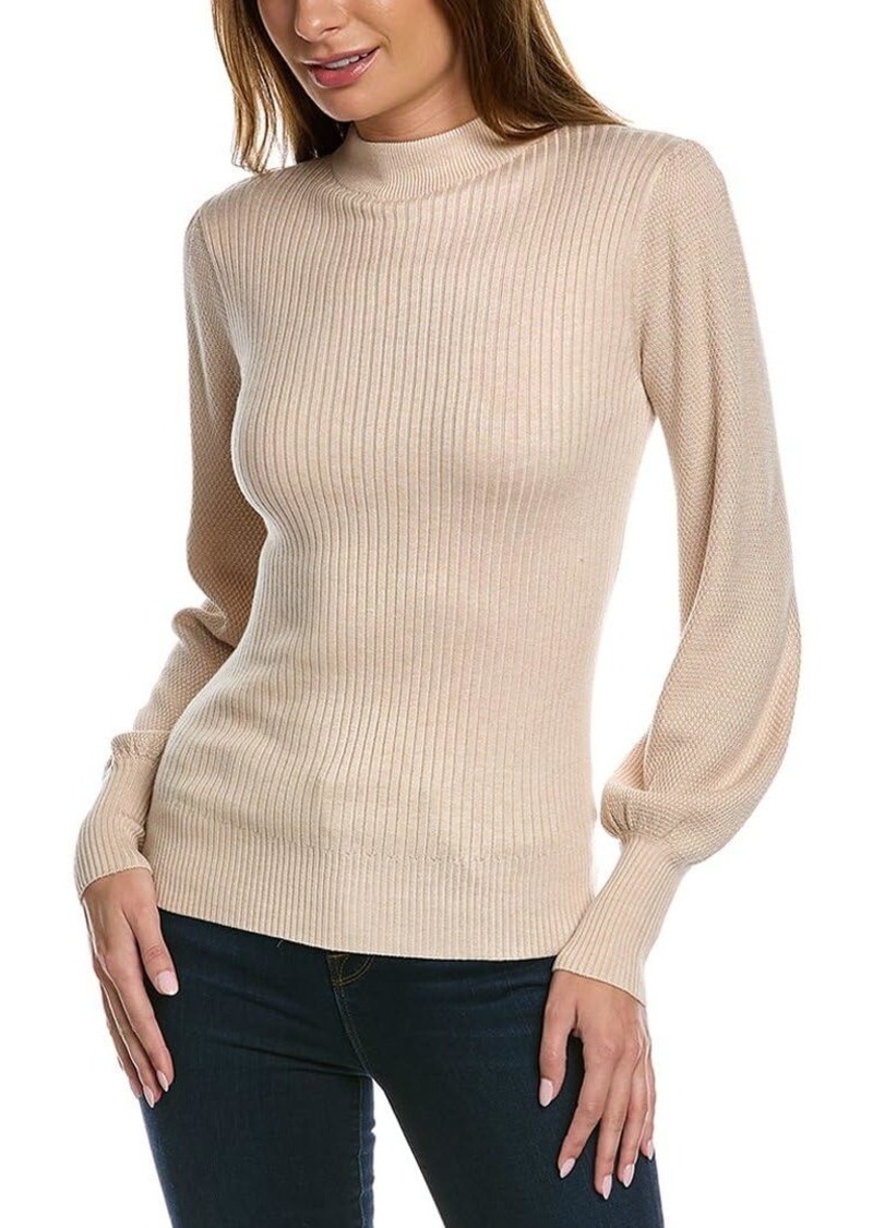 Trina Turk Women's Mock Neck Sweater  Extra Small