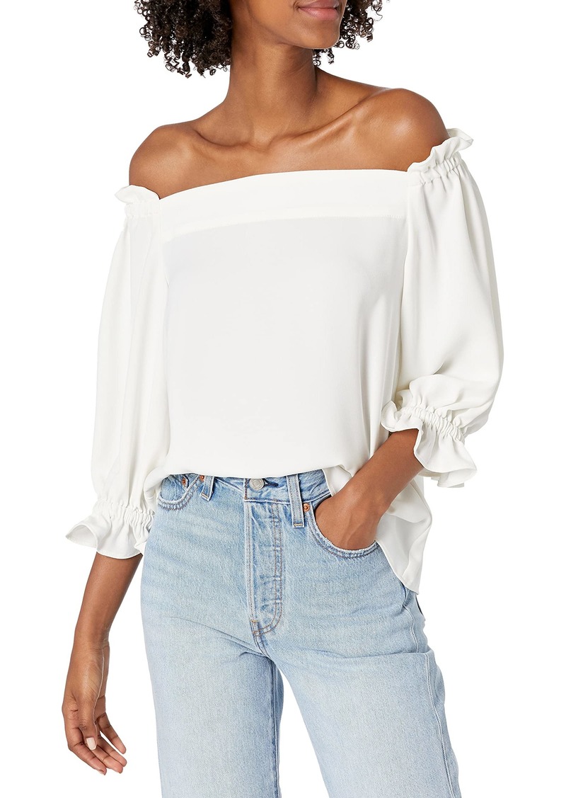 Trina Turk Women's Off The Shoulder Top  Extra Small
