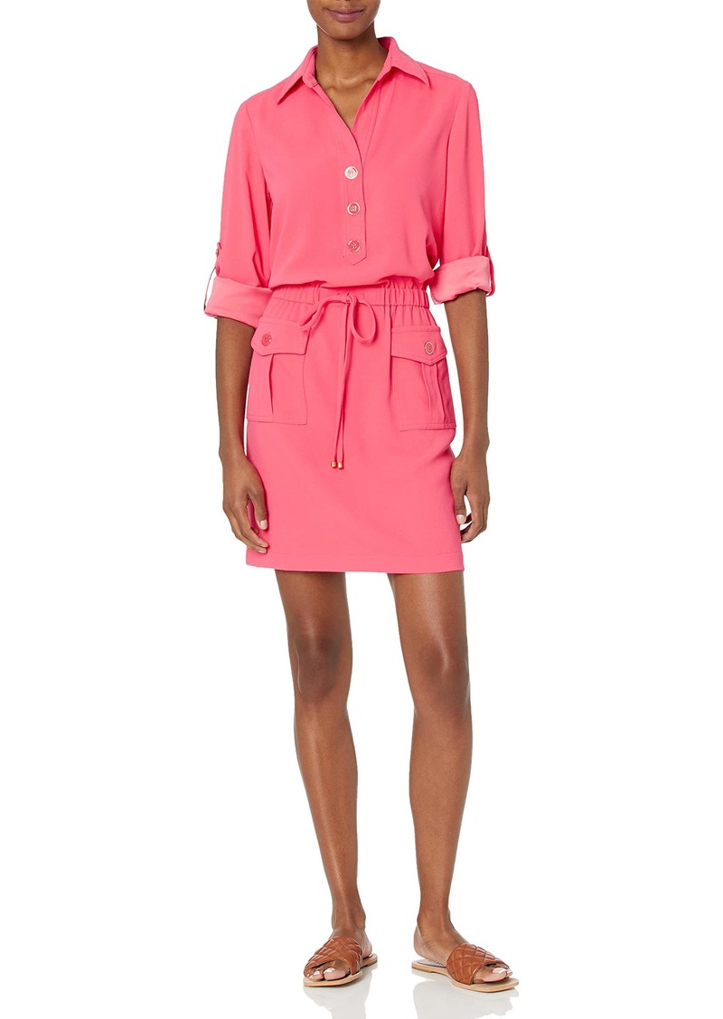 Trina Turk Women's Permit Drawstring Shirtdress