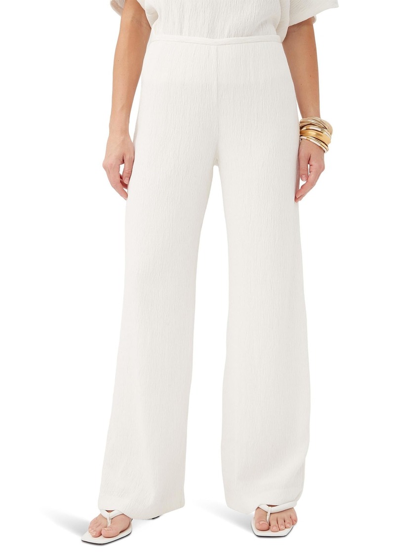 Trina Turk Women's Plisse Wide Leg Pant