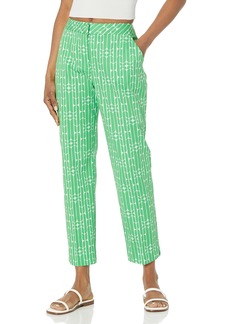 Trina Turk Women's Printed Cropped Slim Pant