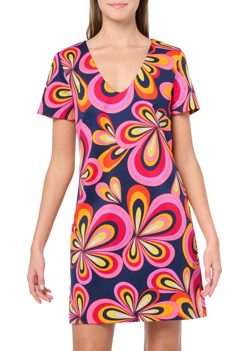 Trina Turk Women's Printed Structured Shift Dress