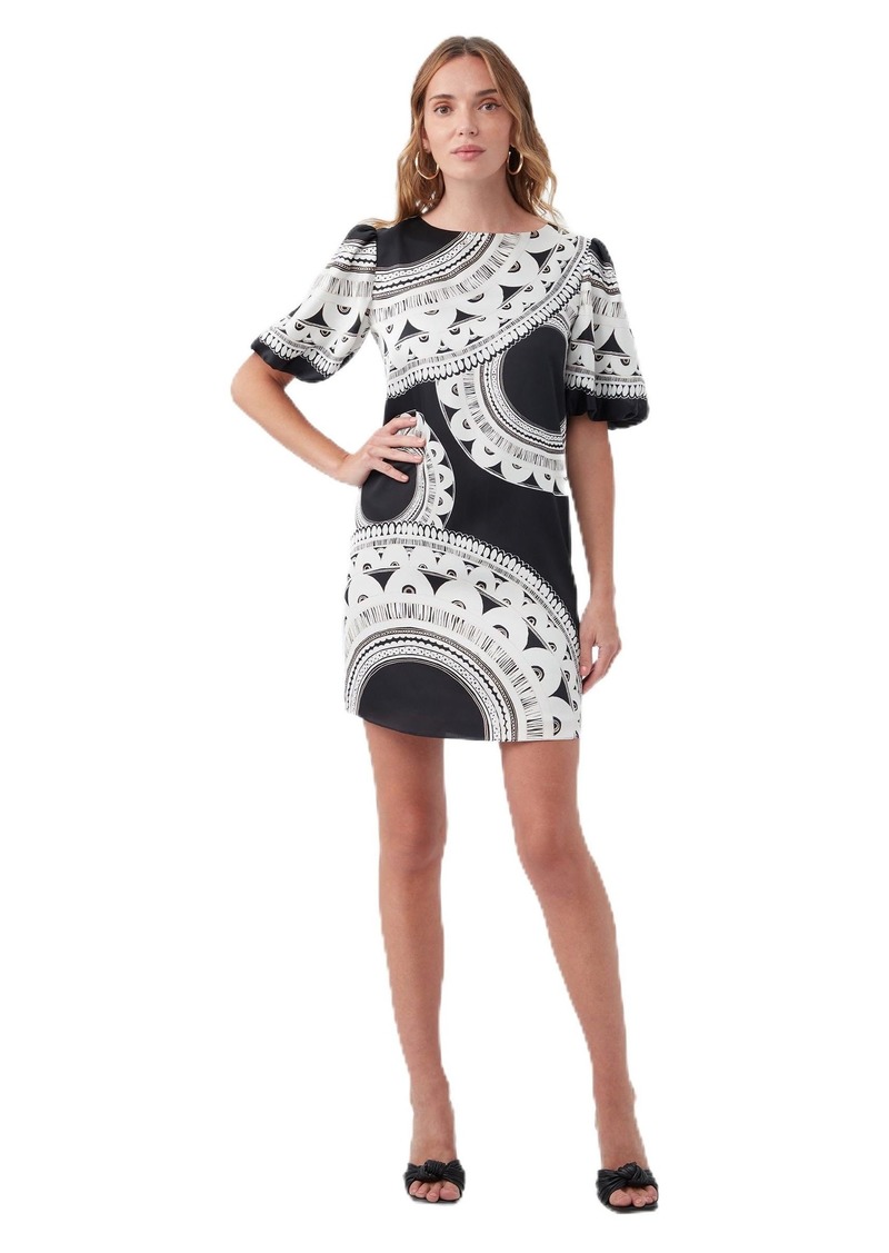 Trina Turk Women's Puff Sleeve Shift Dress