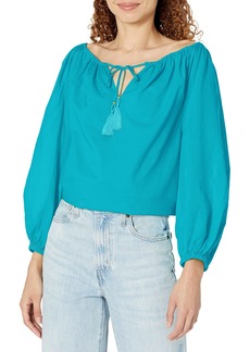 Trina Turk Women's Relaxed Blouse with Tassels