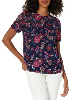 Trina Turk Women's Rochelle Embroidered Top  Size MD (US Women's 8-10)