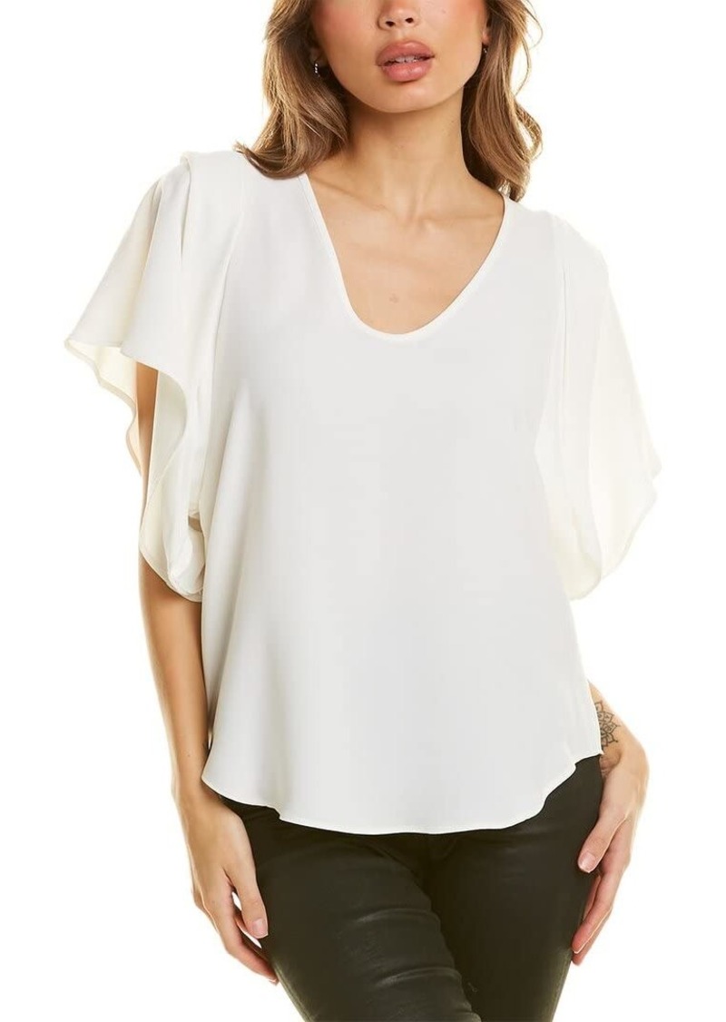 Trina Turk Women's Ruffle Sleeve Blouse