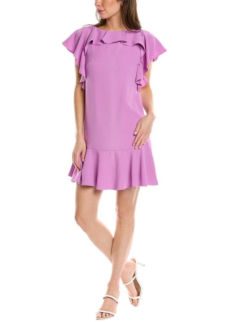 Trina Turk Women's Ruffle Sleeve Brigitta Dress