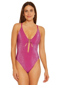 Trina Turk Women's Standard Cosmos Cut Out One Piece Swimsuit-Bathing Suits