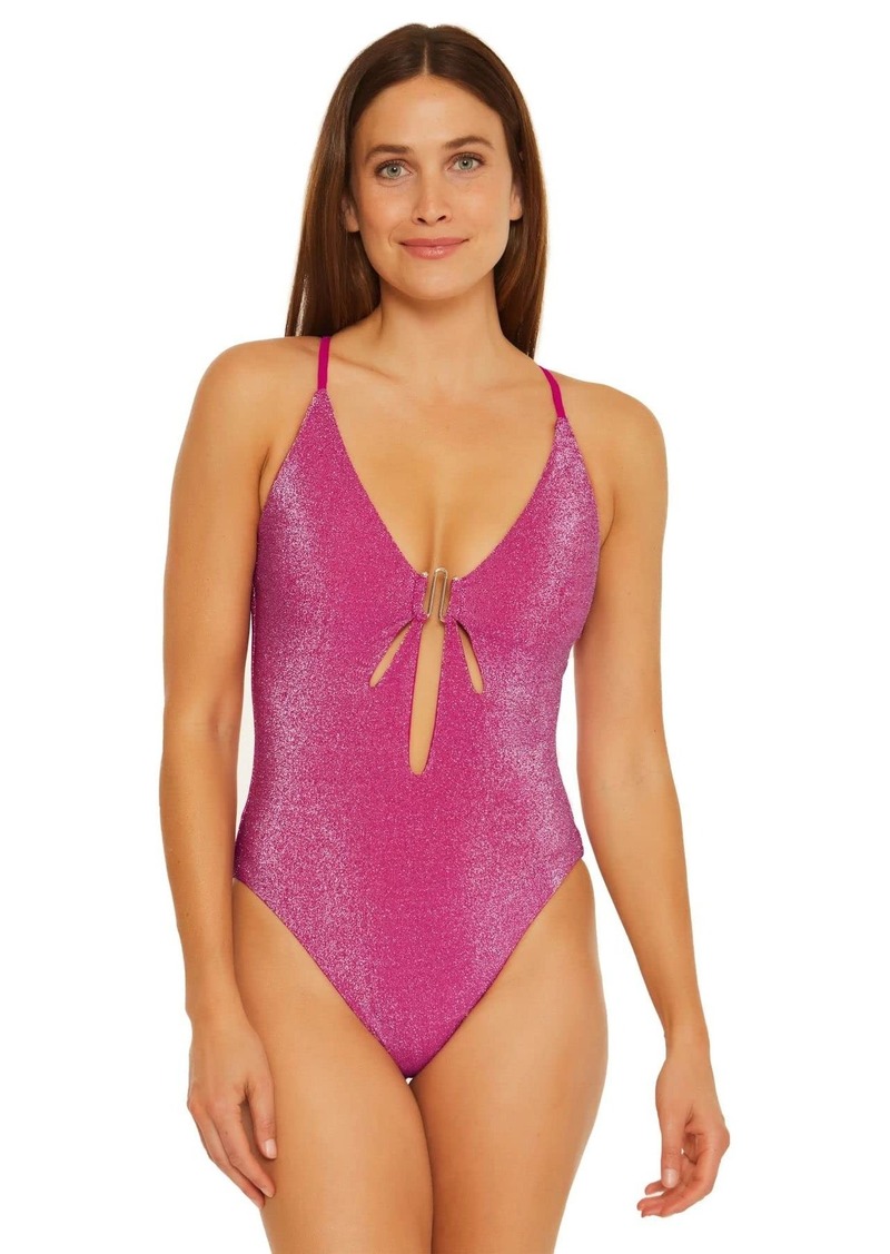 Trina Turk Womens Cosmos Cut Out - Bathing for One Piece Swimsuit   US