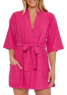 Trina Turk Women's Standard Skyfall Terry Cloth Luxury Robe Floral Print Beach Cover Ups