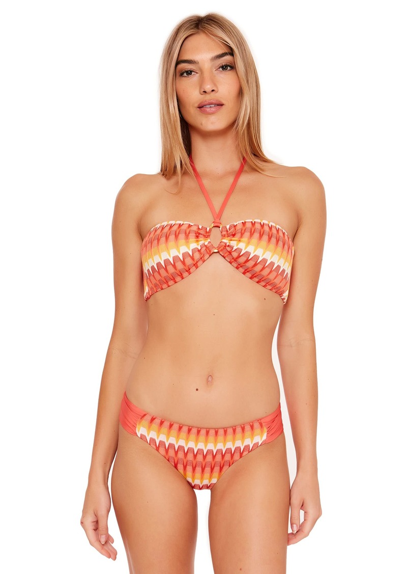 Trina Turk Women's Standard Sunray Ring Front Halter