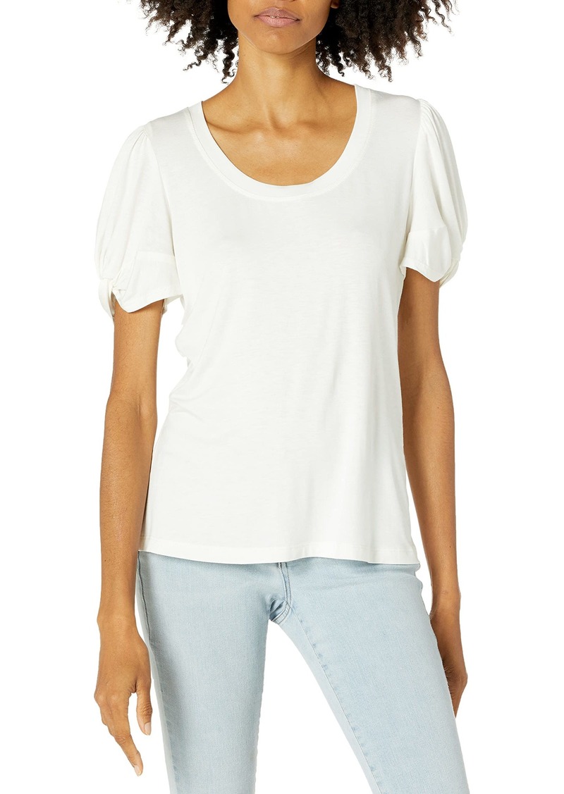 Trina Turk Women's T Shirt with Knotted Sleeves