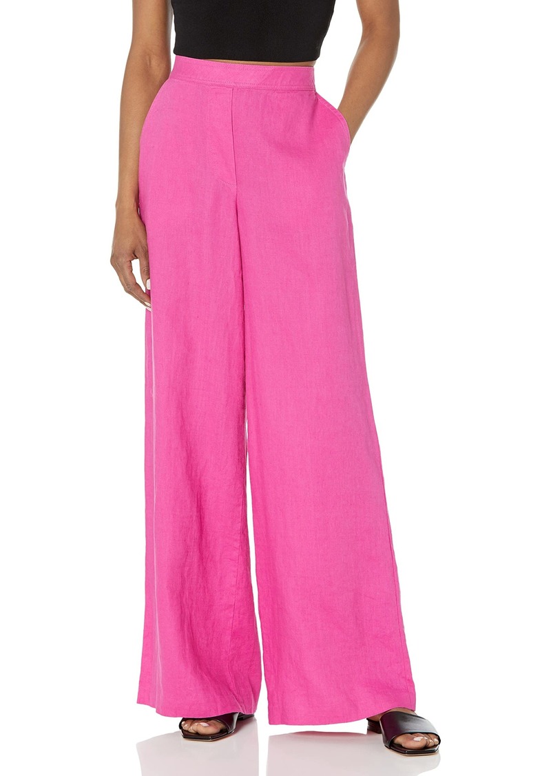 Trina Turk Women's Wide Leg Linen Pants