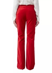 Trina Turk Westport Cotton-Blend Straight-Leg Pants