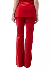 Trina Turk Westport Cotton-Blend Straight-Leg Pants