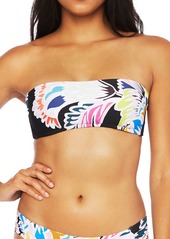 Trina Turk Seychelles Floral Bandeau Bikini Top