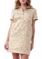 Trina Turk Yina Jacquard Mini Shirtdress