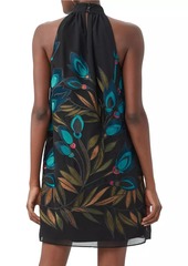 Trina Turk Zana Floral-Embroidered Minidress