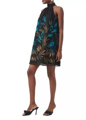 Trina Turk Zana Floral-Embroidered Minidress