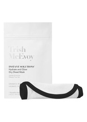 Trish McEvoy Makeup Eraser + Instant Solutions Hydrate & Glow Dry Sheet Mask at Nordstrom
