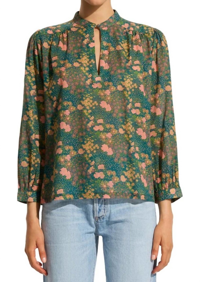 Trovata Bailey Blouse In Woodbine Cluster