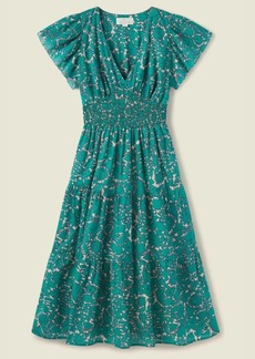 Trovata Kendal Dress In Teal Thicket