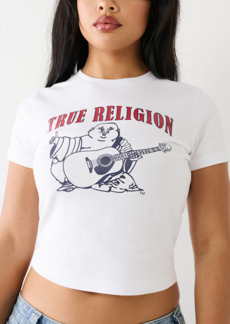 True Religion Buddha Baby Tee