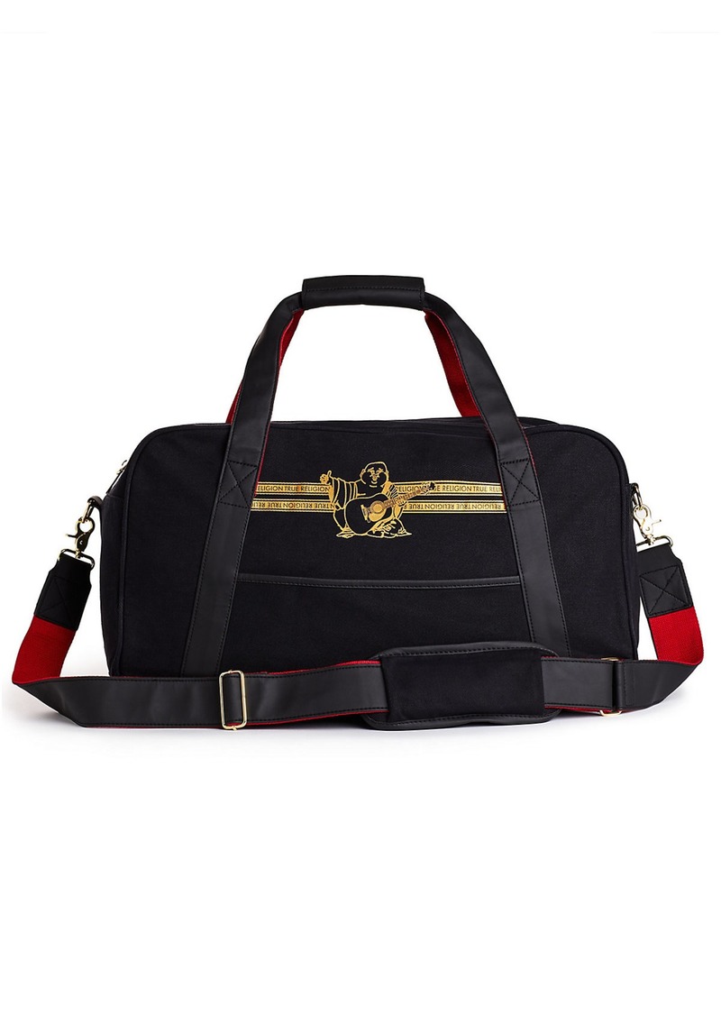 true religion camo duffle bag