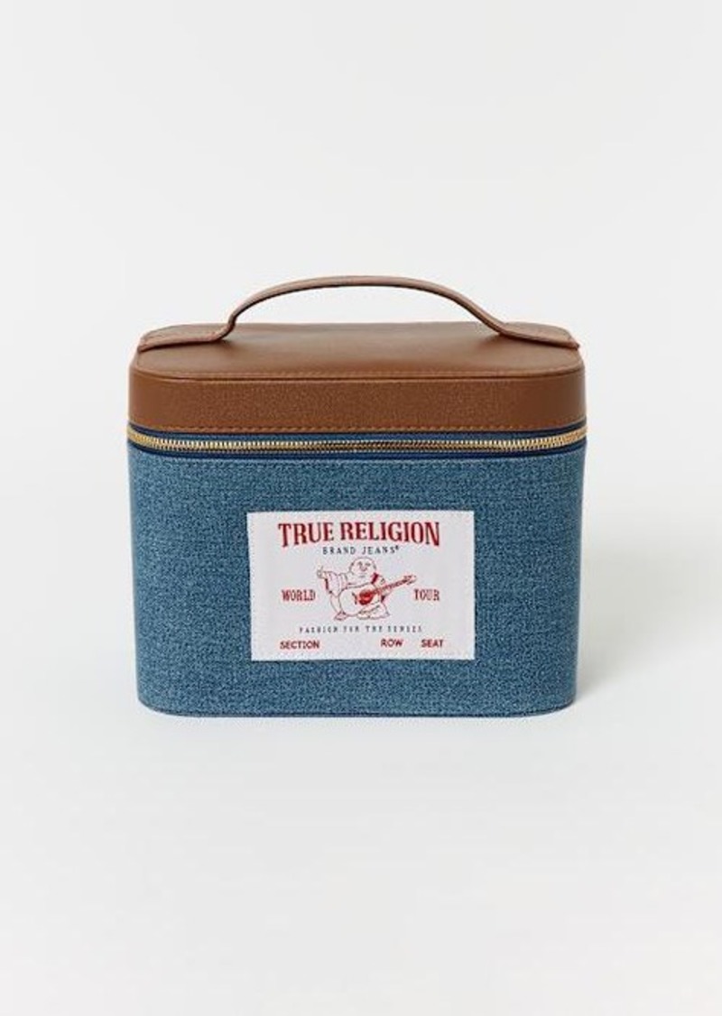 True Religion Buddha Logo Makeup Bag