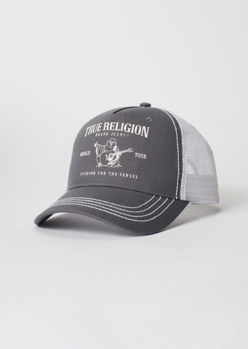 True Religion Buddha Trucker Hat