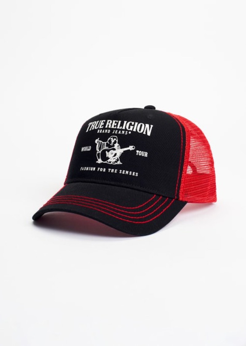 True Religion Buddha Trucker Hat