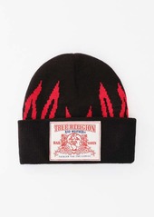 True Religion Bw X TR Patch Logo Beanie