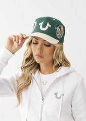 True Religion Embroidered Multi Logo Hat