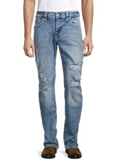 True Religion Geno Destroyed Relaxed Slim-Fit Jeans