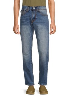 True Religion Geno Relaxed Slim Fit Mid Rise Jeans