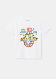 True Religion Girls Flower Rainbow Tee
