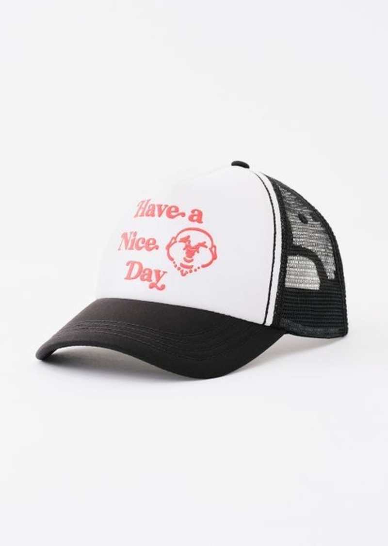 True Religion Have A Nice Day Trucker Hat