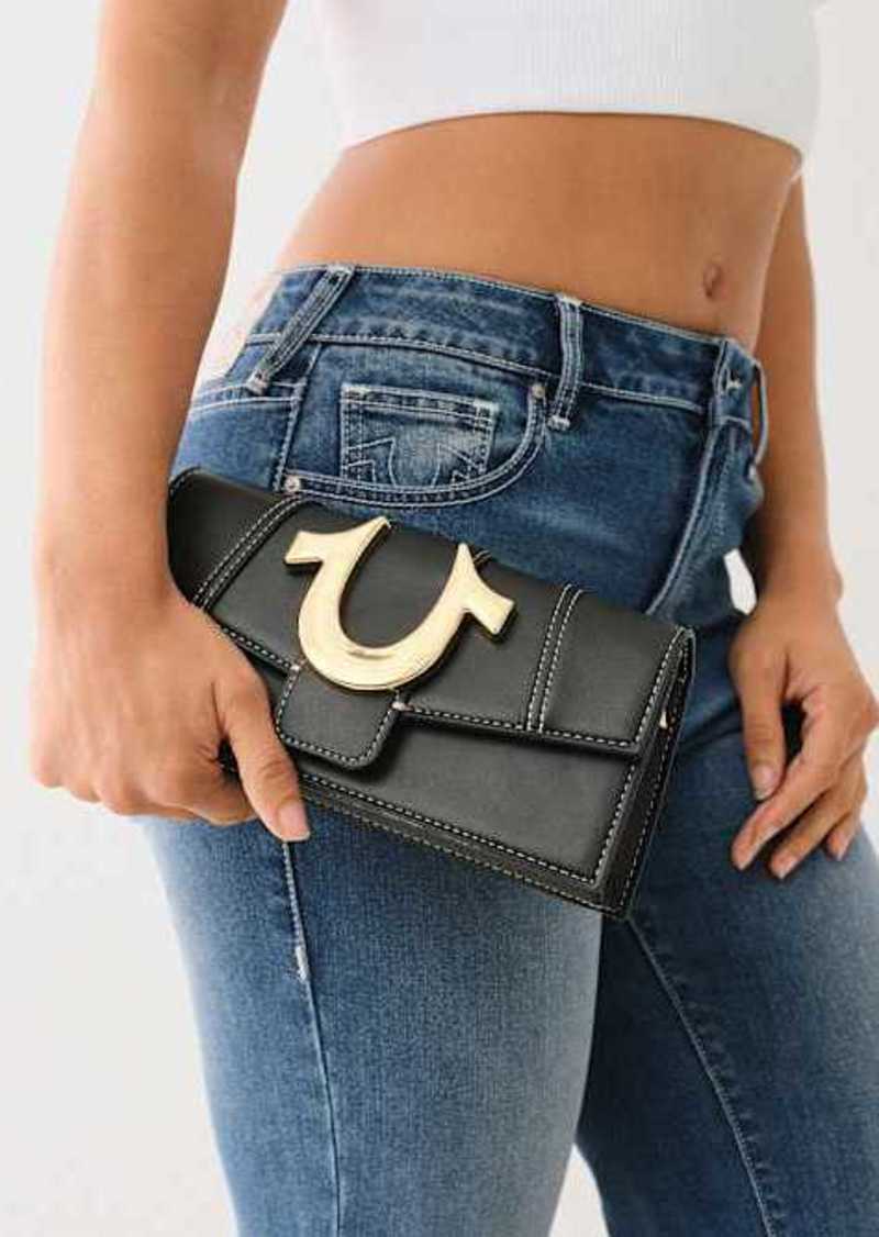 True Religion Horseshoe Flap Crossbody Bag