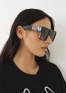 True Religion Horseshoe Logo Shield Sunglasses