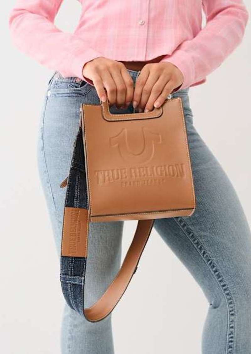 True Religion Horseshoe Motif Tote Bag