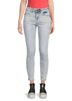True Religion Jennie Mid Rise Faded Ankle Jeans