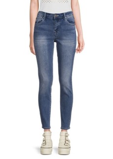 True Religion Jennie Mid Rise Faded Jeans