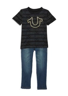 True Religion Little Boy's 2-Piece Jeans & Tee Set