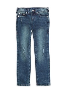 True Religion Little Boy's Geno Distressed Slim Fit Jeans