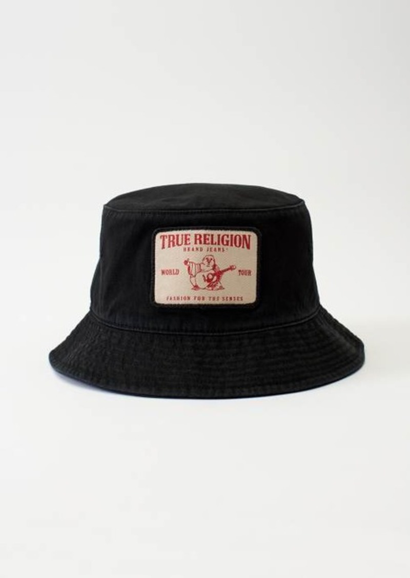 True Religion Logo Bucket Hat